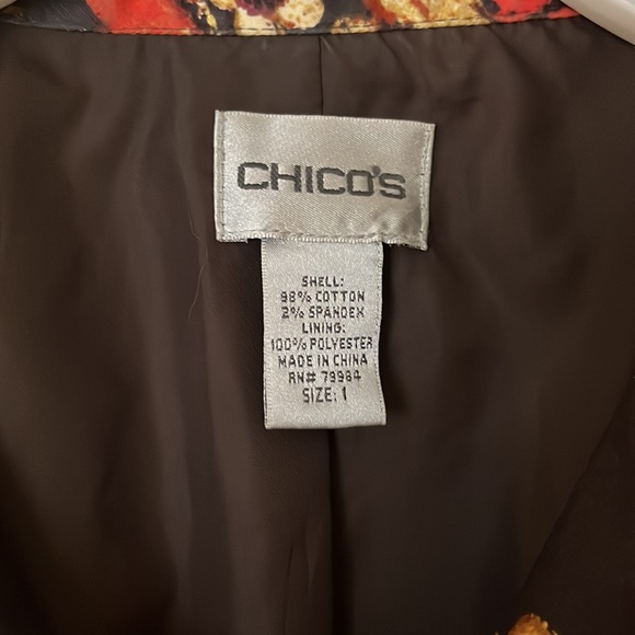 Chico’s jacket/blazer sz. 1 - Picture 2 of 5